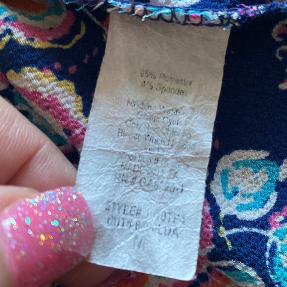 RENEE C textured floral/paisley top - Picture 4 of 5